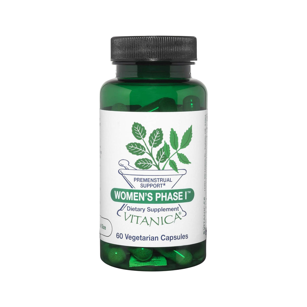 Vitanica Women's Phase I 60 capsules vue avant avec emballage