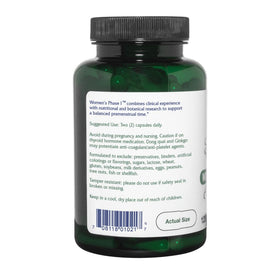 Vitanica Women's Phase I flacon ouvert avec capsules