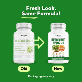 Vitapia Brocoli Bio Capsules Végétales - vue de côté montrant la taille