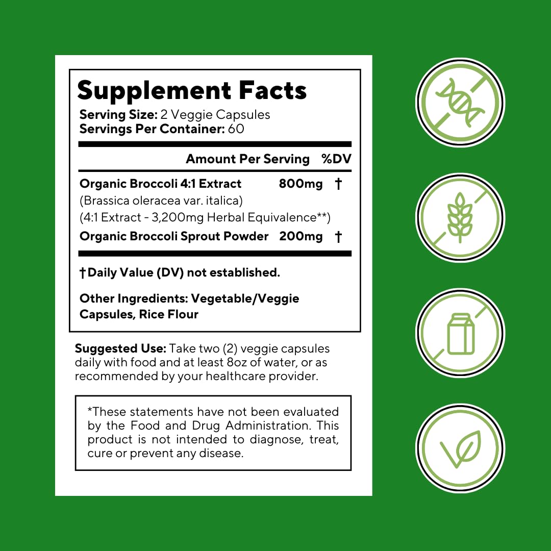 Vitapia Complément de Brocoli Bio - capsules dans un pot