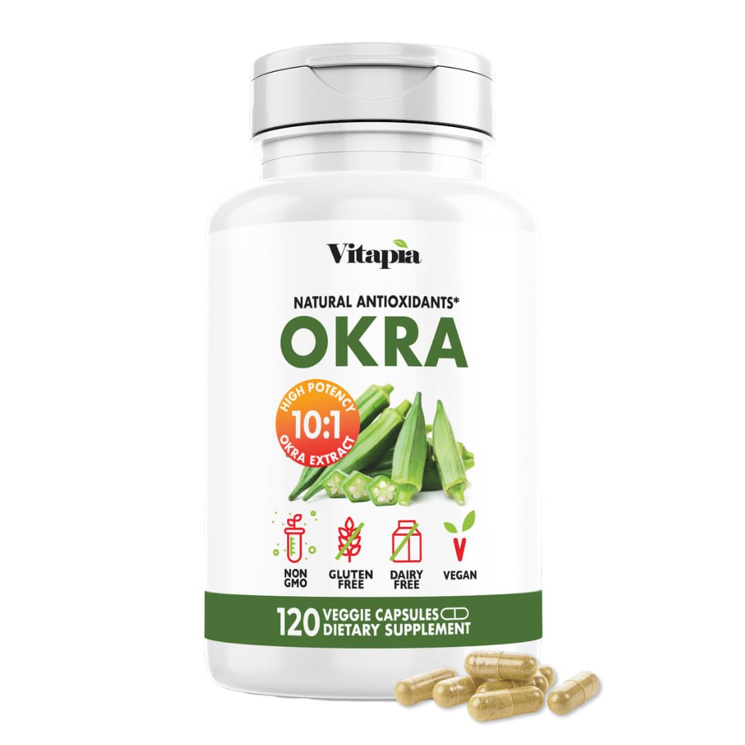 Vitapia Extrait de Gombo 120 Capsules Végétales vue de face
