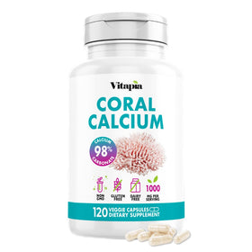 Vitapia Poudre de Calcium Corallien 1000mg capsules végétales face avant