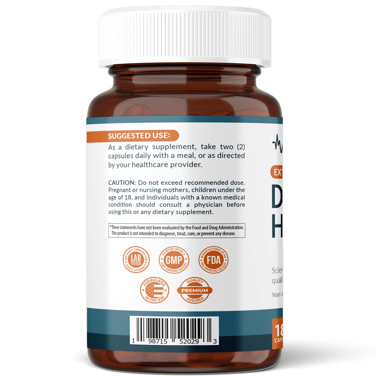 VitaPulse Hesperidin Plus 1000mg gélules à l'intérieur du flacon