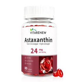 VITARENEW Astaxanthin 24mg Complex 80 gélules vue de face