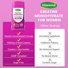 Vitarevive Créatine Monohydrate Femme comprimés à mâcher Yuzu dans une routine sportive