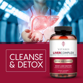 VITASEI Détox Foie 60 Capsules - vue arrière du flacon