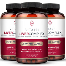 VITASEI Détox Foie 60 Capsules - vue avant du flacon