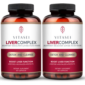 VITASEI Détox Foie 60 Capsules vue de face avec étiquette