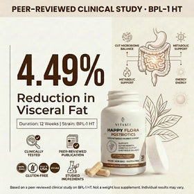 VITASEI Happy Flora BLP1 capsules, étiquette détaillée