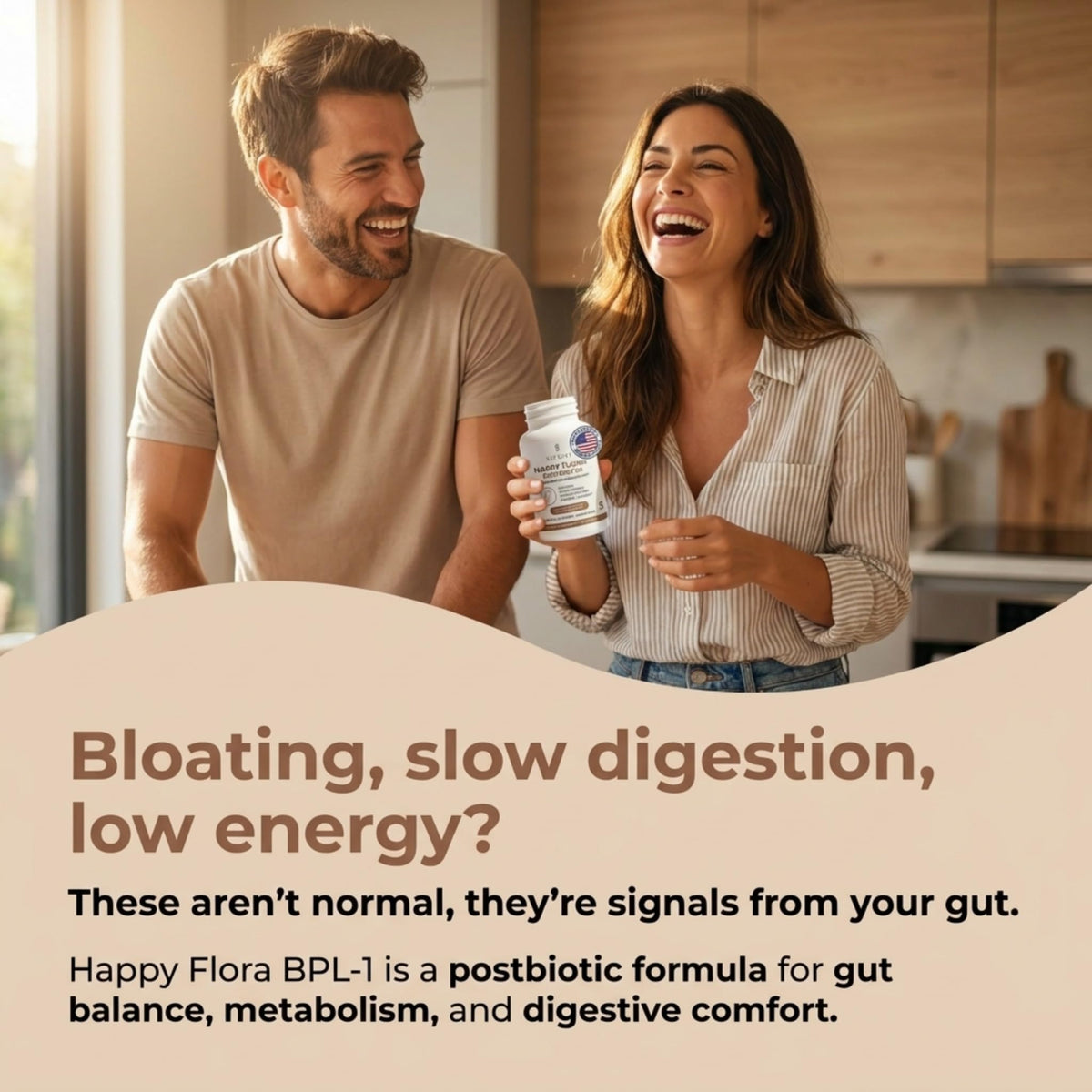 VITASEI Happy Flora BLP1 capsules sur une table