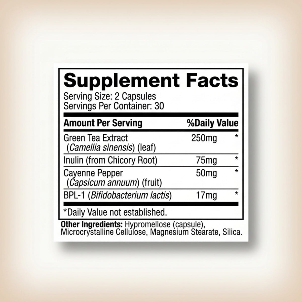 VITASEI Happy Flora BLP1 capsules, vue de face