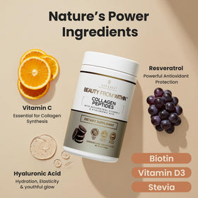 VITASEI Poudre de Collagène Hydrolysé Cookies & Cream mélange dans un smoothie