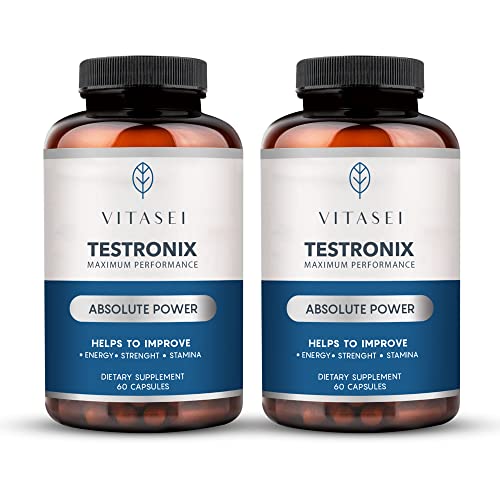 VITASEI Testronix 60 capsules vue de face avec étiquette