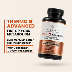 VITASEI Thermo G Complex capsules sur une surface en bois