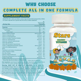 Vitastars Gummies, présentation sur une table
