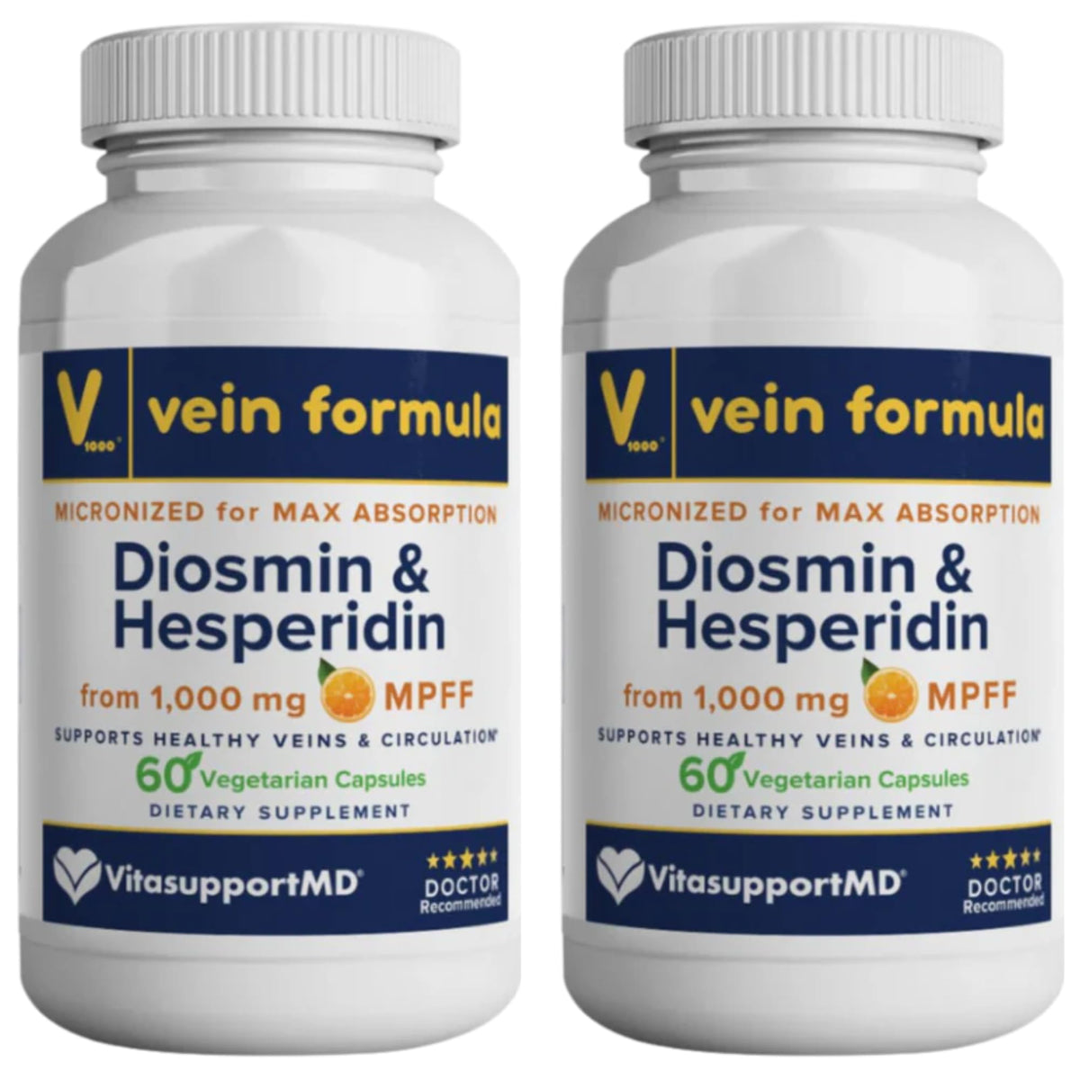 VITASUPPORTMD Complément Veineux 1000mg, boîte de 120 gélules