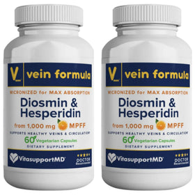 VITASUPPORTMD Complément Veineux 1000mg, boîte de 120 gélules