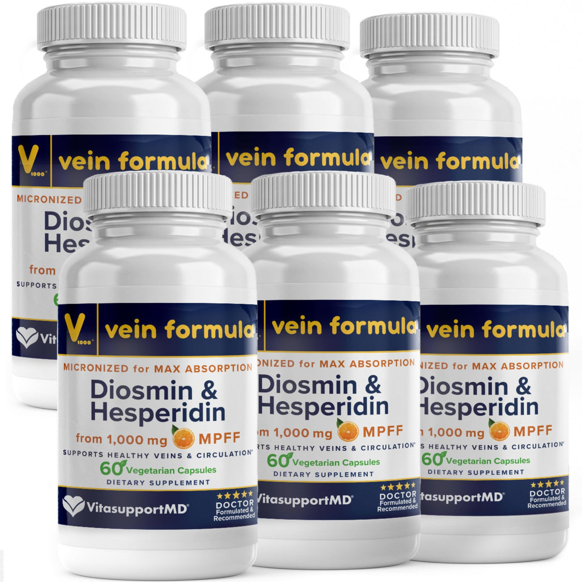 VITASUPPORTMD Vein Formula 1000mg boîte avec 360 capsules