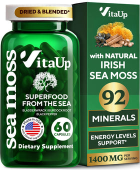 VitaUp capsules de mousse irlandaise vue de face avec étiquette