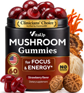 VitaUp Gummies aux Champignons 60 Gummies vue de face