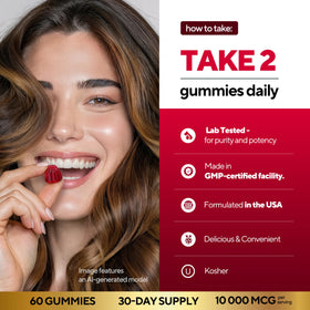 VitaUp Gummies Biotine 10000mcg avec d'autres produits de beauté