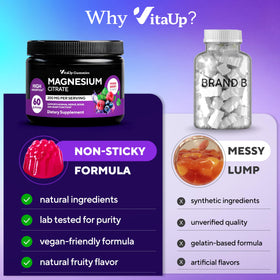 VitaUp Gummies de Magnésium Citrate 200 mg en mode lifestyle