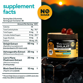 VitaUp Gummies Shilajit 60 unités en gros plan