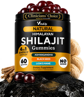 VitaUp Gummies Shilajit 60 unités pot vue de face