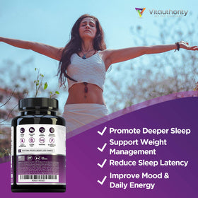 Vitauthority MELT PM capsules sur fond blanc
