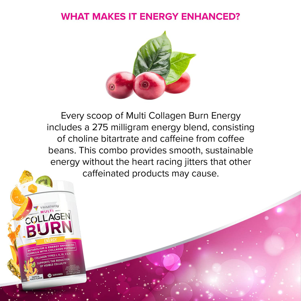 Vitauthority Multi Collagen Burn 408g en usage dans une cuisine