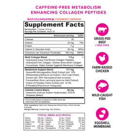 Vitauthority Multi Collagen Burn dietary supplement in lifestyle setting