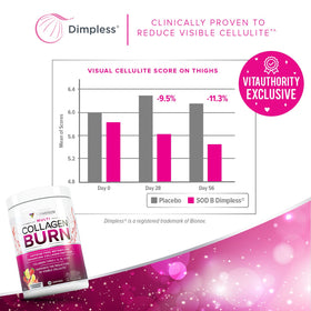 Vitauthority Multi Collagen Burn with strawberries and lemons