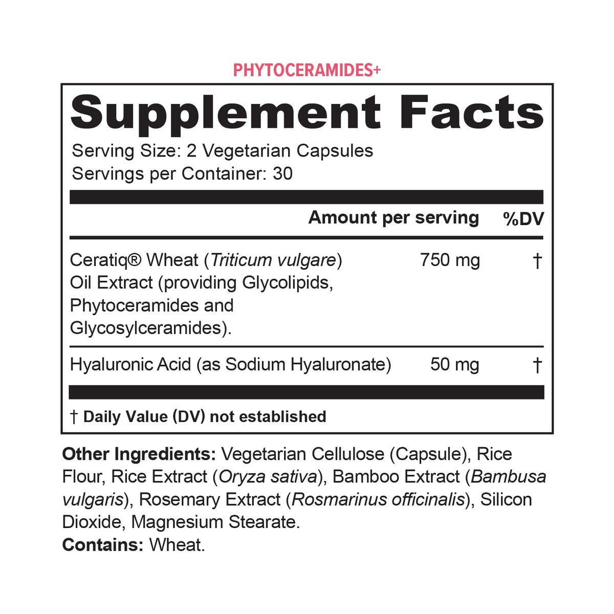 Vitauthority phytocéramides 700mg acide hyaluronique contenu du flacon
