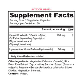 Vitauthority phytocéramides 700mg acide hyaluronique contenu du flacon
