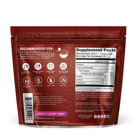 Vitauthority Poudre de Collagène Bouillon d'Os 16g vue latérale du produit