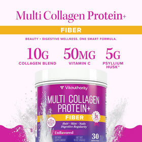 Vitauthority Poudre de Collagène Multi 549g - détails des ingrédients