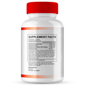 Vitavault Glucofort multi-pack de 5 capsules sur fond blanc