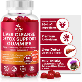 VitaVida gummies détoxifiant foie 700mg vue avant du produit