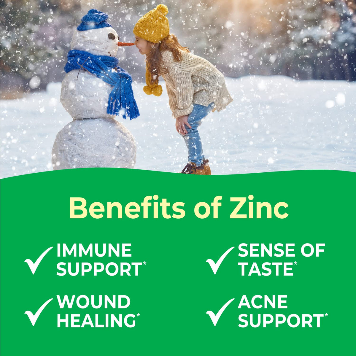 VitaWorks Zinc 15mg comprimés à mâcher cerise, dosage sur l'étiquette