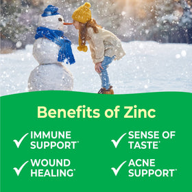 VitaWorks Zinc 15mg comprimés à mâcher cerise, dosage sur l'étiquette
