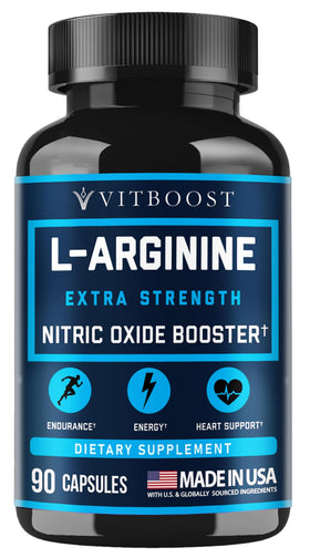 VITBOOST L-Arginine 1500mg capsules front view