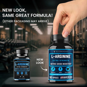 VITBOOST L-Arginine 1500mg capsules side view