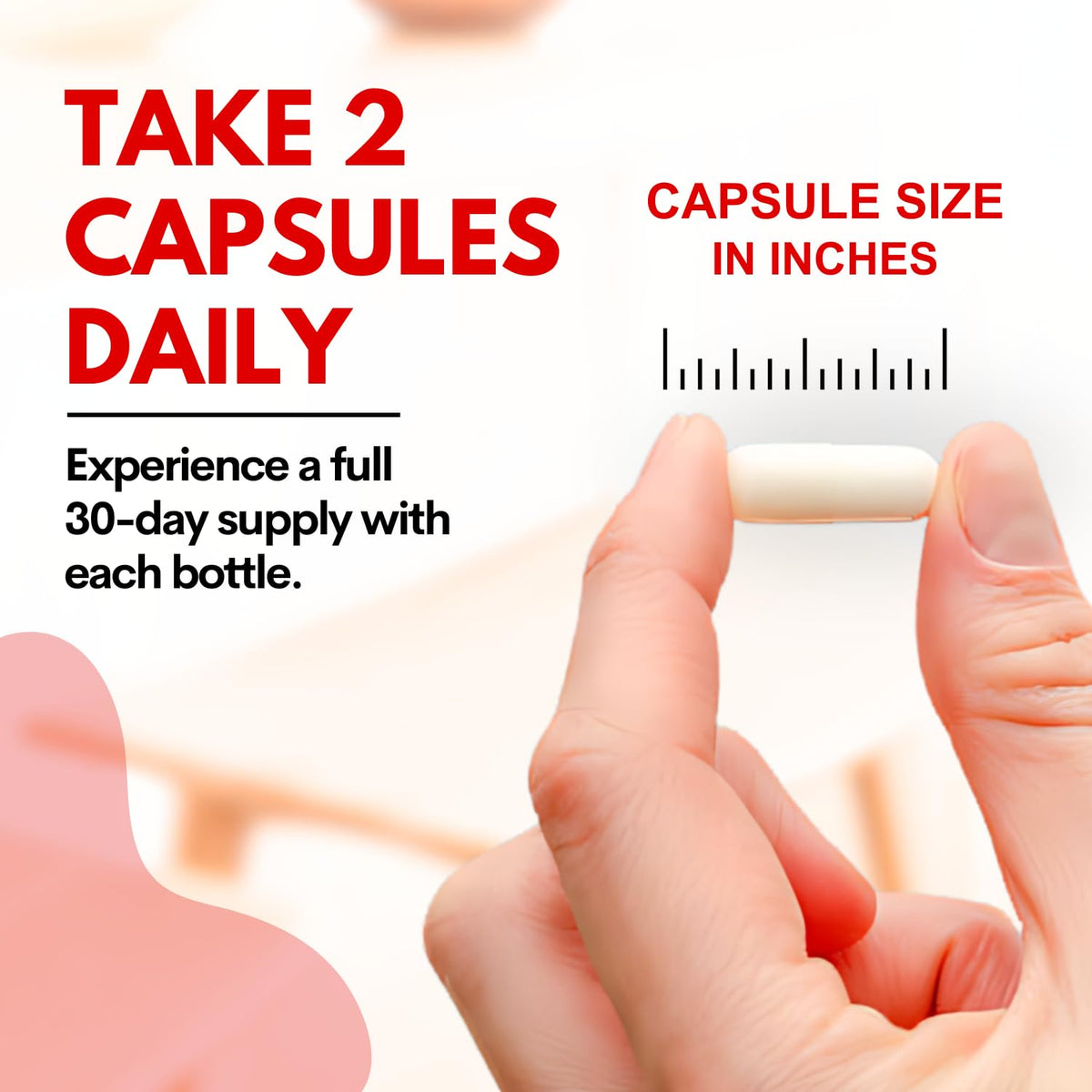 VITBOOST vitamine B12, capsule sur une surface blanche