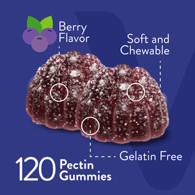 Viteey Gummies Ashwagandha 120 gummies avec ginseng et mélisse