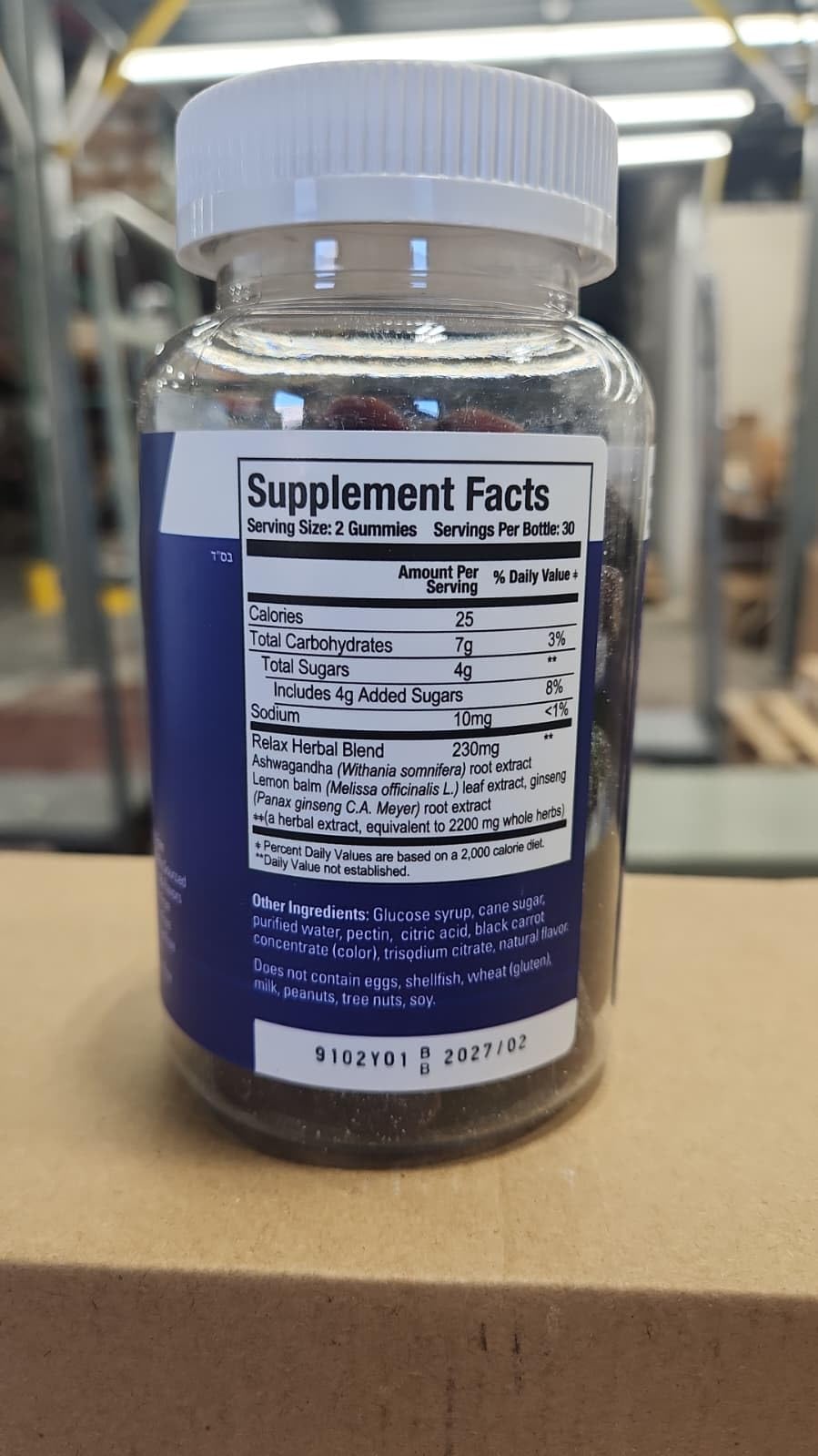 Viteey Gummies Ashwagandha 120 gummies en situation