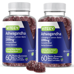 Viteey Gummies Ashwagandha 120 gummies pot avant