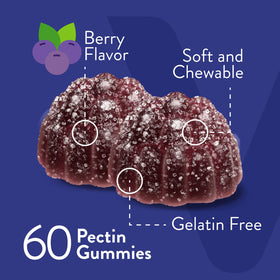 Viteey Gummies Ashwagandha gummies en gros plan