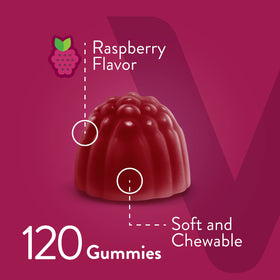 Viteey Gummies au Collagène et Biotine 120 Gummies sur une table