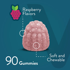Viteey Gummies Calcium Magnésium Zinc étiquette du pot