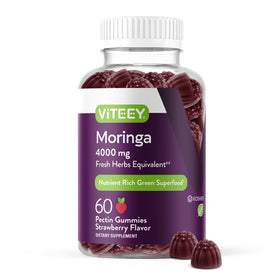 Viteey Gummies de Moringa 4000mg devant l'emballage